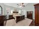 Serene main bedroom with vaulted ceiling, ample natural light, and elegant furniture at 1330 Somersby Ln, Mount Pleasant, SC 29466