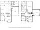 Complete floor plan showcasing both floors with a kitchen, living room, bedrooms, and bathrooms at 136 Stagecoach Ln, Summerville, SC 29483