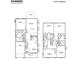 Detailed floor plan layout of the Murray home design, featuring multiple bedrooms and baths at 137 Haventree Ct, Summerville, SC 29486
