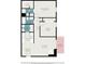 A detailed floor plan showcasing the layout of a home, including room dimensions at 1402 Camp Rd # 9G, Charleston, SC 29412