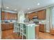 Stylish kitchen with granite countertops, stainless steel appliances, and a large island with seating at 1408 Bimini Dr, Charleston, SC 29414