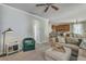 Cozy living room featuring plush furniture, an open layout, and neutral accents at 1408 Bimini Dr, Charleston, SC 29414
