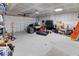 Spacious garage with ample storage space and a variety of tools and equipment at 1543 Scott Hill Rd, James Island, SC 29412