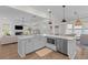 Modern kitchen featuring a large island, stainless appliances, and open layout at 1828 Agate Bay Dr, Mount Pleasant, SC 29466