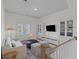 Living room featuring a comfortable couch, tv, and white cabinets at 1828 Agate Bay Dr, Mount Pleasant, SC 29466