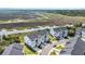 Gorgeous aerial view of a townhome community next to marshlands and waterways at 185 Winding River Dr, Johns Island, SC 29455