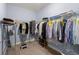 Walk-in closet with metal shelving and hanging rods for ample storage at 207 Brutus Ln, Summerville, SC 29485