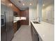 Modern kitchen with stainless steel appliances, and white countertops at 21 George St # 102, Charleston, SC 29401