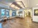 Inviting lobby featuring hardwood floors, neutral decor, and ample seating at 21 George St # 102, Charleston, SC 29401