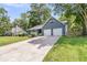 Picture of blue home's exterior, featuring a well kept lawn and two car garage at 211 White Church Ln, Summerville, SC 29485