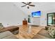 Spacious living room featuring hardwood floors and neutral wall color at 211 White Church Ln, Summerville, SC 29485