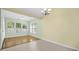 Bright dining area featuring large windows and a chandelier at 261 Sweet Alyssum Dr, Ladson, SC 29456