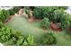 Beautiful aerial view of community park with mature trees and lush greenery, perfect for relaxation and recreation at 2820 Merriams Dr, Charleston, SC 29414