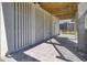 Ground level patio with concrete slab and shade, adding functional outdoor space at 2820 Merriams Dr, Charleston, SC 29414