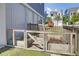 Enclosed raised garden beds offer a charming spot for growing plants and flowers at 2820 Merriams Dr, Charleston, SC 29414