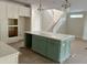 New kitchen featuring shaker cabinets, central island, and stainless appliances at 3006 Sweetwater Ln, Awendaw, SC 29429