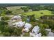 Aerial view of a beautiful property with landscaping, near green fields at 3023 Eventide Dr, Johns Island, SC 29455