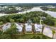 Aerial view of a beautiful property with landscaping at 3023 Eventide Dr, Johns Island, SC 29455