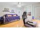 Bedroom featuring a daybed, hardwood floors, closet, and an in-wall bookcase at 310 Christiee Ct, North Charleston, SC 29418