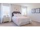 Charming bedroom with a cozy bed, stylish decor, and large windows at 325 Willow Run Dr, Summerville, SC 29486