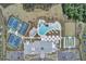 Stunning aerial view of new community amenities and pool area at 350 Dahlia Row Dr, Summerville, SC 29486