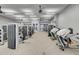 Bright community gym featuring modern weight training and fitness equipment for residents' use at 350 Dahlia Row Dr, Summerville, SC 29486