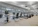 Bright and spacious fitness center equipped with modern treadmills, bikes, and weight machines for a complete workout experience at 350 Dahlia Row Dr, Summerville, SC 29486