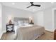 Comfortable bedroom featuring neutral tones, ambient lighting, and a ceiling fan at 397 Parkdale Dr, Charleston, SC 29414