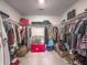 Spacious walk-in closet with ample storage space for clothes and accessories at 415 W Respite Ln, Summerville, SC 29483
