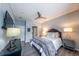 This cozy bedroom has ample natural light and includes an en suite bath at 45 Sycamore Ave # 611, Charleston, SC 29407
