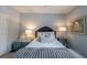 Comfortable bedroom with a plush bed, soft lighting and calming colors at 45 Sycamore Ave # 611, Charleston, SC 29407