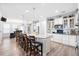 Open concept kitchen with granite island at 451 Spectrum Rd, Summerville, SC 29486