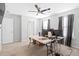 Home office space with desk, dual monitors, windows and neutral colored walls at 451 Spectrum Rd, Summerville, SC 29486