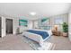 Comfortable bedroom with carpet floors, natural lighting, and stylish décor at 525 Purple Finch Rd, Summerville, SC 29486