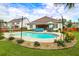 Private backyard oasis with an in-ground pool, perfect for relaxing and entertaining guests at 5509 Alpine Dr, Summerville, SC 29483