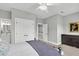 Bright bedroom with large closet, door to bathroom and dresser at 622 Windermere Blvd # D, Charleston, SC 29407