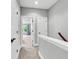 Upstairs hallway with view of the bedrooms and bathroom at 622 Windermere Blvd # D, Charleston, SC 29407
