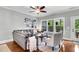 Comfortable living room with stylish decor and hardwood floors offers a relaxing space at 622 Windermere Blvd # D, Charleston, SC 29407