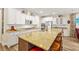 Bright kitchen featuring a large island, granite countertops, stainless steel appliances, and custom cabinetry at 105 Harbor Trace Ln, Summerville, SC 29486