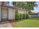 Close-up of a charming home, featuring verdant landscaping and classic horizontal siding details at 109 Salem Ct, Summerville, SC 29486