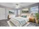 Serene main bedroom featuring a plush bed, soft lighting, and calming decor at 109 Salem Ct, Summerville, SC 29486
