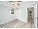 Bedroom featuring wood-look flooring and closet with double doors at 114 Bailey Dr, Summerville, SC 29485