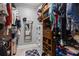 Walk-in closet with plenty of storage and organization space for shoes, clothes and accessories at 1145 Bellwood Rd, Charleston, SC 29412
