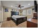Inviting bedroom with hardwood floors, a ceiling fan, and comfortable furnishings at 1235 Sunset Dr, Charleston, SC 29407