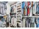 This organized walk-in closet provides ample storage for clothes, shoes, and accessories at 1302 Aubry Dr, Moncks Corner, SC 29461