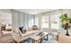 Comfortable living room showcasing stylish decor, large windows, and inviting atmosphere at 141 Haventree Ct, Summerville, SC 29486