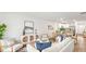 Bright living room with modern furnishings, wood floors, open layout, and natural light at 141 Haventree Ct, Summerville, SC 29486