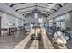 Inviting lounge area features modern furniture, high ceilings, and plenty of natural light at 157 Pocket Bend Cir, Summerville, SC 29486