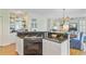 Open kitchen design with granite countertops and modern appliances at 1647 Marsh Harbor Ln, Mount Pleasant, SC 29464
