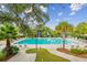 Beautiful community pool surrounded by lush landscaping, ideal for relaxation and recreation at 1647 Marsh Harbor Ln, Mount Pleasant, SC 29464